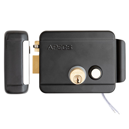 Купить замок накладной электромеханический apecs erl-2369-blm-l