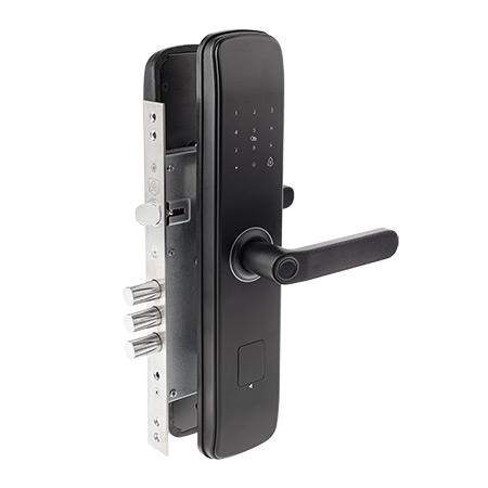 Купить замок электронный apecs smart sl-252-60.85/8001-blm (ttlock, wifi, fp)
